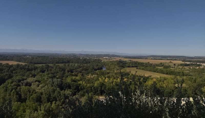 Vue sur les Pyrénées