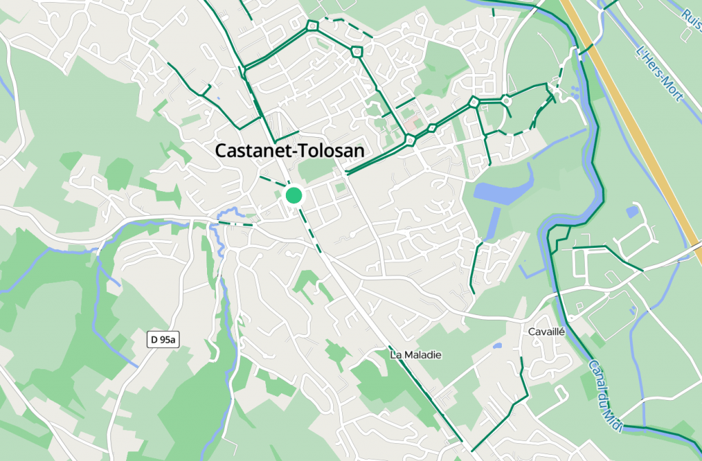 Copie d’écran GeoVelo